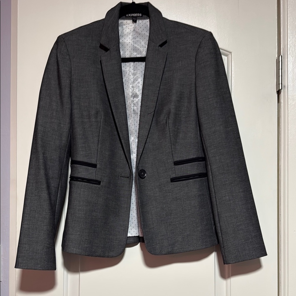Express Gray Blazer for Men